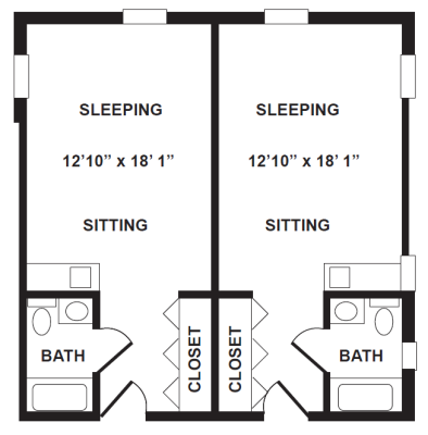 Efficiency 363 sq. ft.